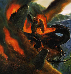 beowulf battle howe john dragon final fire  weebly guardado